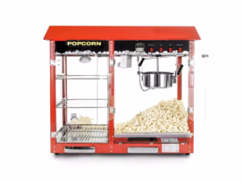 MASZYNA DO POPCORNU Z WITRYNĄ GRZEWCZĄ