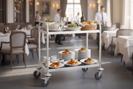 Wózek Kelnerski ze Stali Nierdzewnej - Rewolucja w Profesjonalnym Serwisie Gastronomicznym